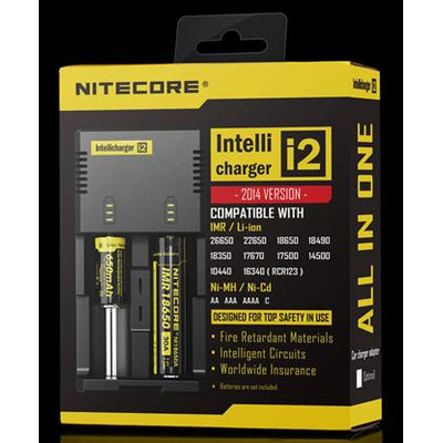 Універсальний зарядний пристрій Nitecore Intellicharger i2 v2014 + Автоадаптер.