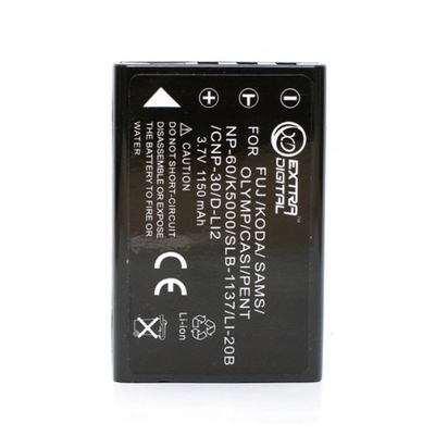 Аккумулятор Fuji NP-60, Samsung SB-L1037/1137, PENTAX D-Li12