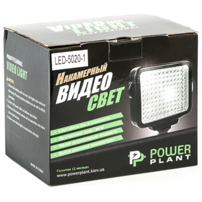 Накамерный свет PowerPlant LED 5020