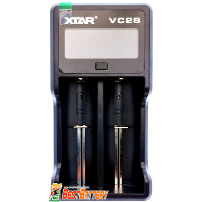 XTar VC2S USB LCD - универсальное зарядное для Li-ion и Ni-Mh аккумуляторов + PowerBank.