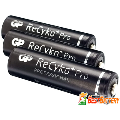 Аккумуляторы АА GP ReCyko+ Pro 2000 mAh в боксе, 1500 циклов. Ni-Mh, LSD, RTU. Цена за уп. 4 шт.