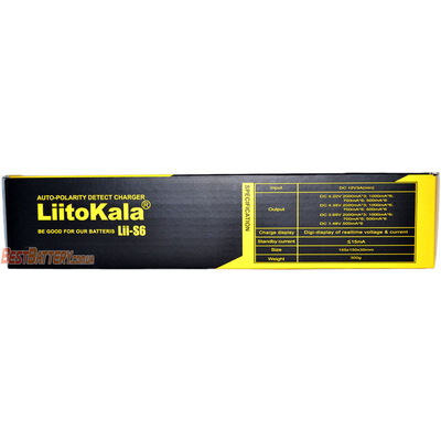 Зарядное устройство LiitoKala Lii-S6 на 6 каналов для Ni-Mh, Ni-Cd, LiFePO4 и Li-ion аккумуляторов.