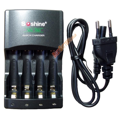 Soshine SC-U1 - быстрое автоматическое зарядное устройство для АА и ААА аккумуляторов.