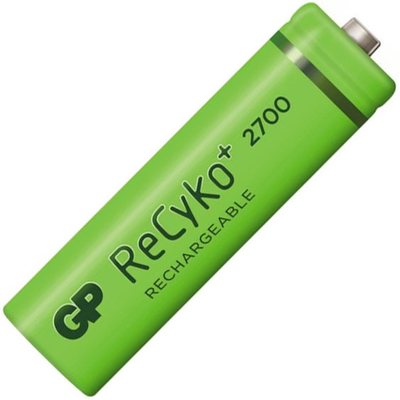 Аккумуляторы АА GP ReCyko+ 2700, 2600 mAh в блистере, Ni-Mh, RTU. Цена за уп. 4 шт.