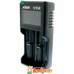 Зарядное устройство XTar VC2 для Li-Ion (IMR, INR, ICR) аккумуляторов, универсальное, 2 канала, USB, LCD дисплей.