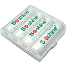Soshine 2600 mAh - низкосаморазрядные (LSD) пальчиковые аккумуляторы в боксе. (AA). Цена за уп. 4 шт.