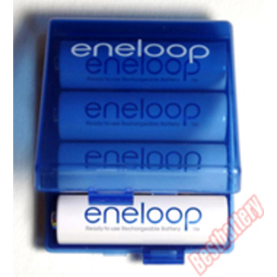 Sanyo Eneloop 2000 mAh (HR-3UTGB) - в оригинальном синем боксе Eneloop.