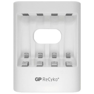 Комплект: зарядное устройство USB GP Recyko U411 + 4 АА GP ReCyko 2000 mAh.