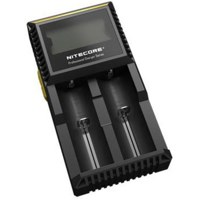 Универсальное зарядное устройство для Li Ion, IMR, LiFePO4, Ni Cd и Ni Mh аккумуляторов Nitecore Digicharger D2 с LED дисплеем.