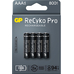 Аккумуляторы ААA GP ReCyko Pro 800 mAh Rechargeable в блистере, Ni-Mh, RTU. Цена за уп. 4 шт.