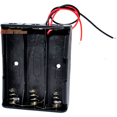 Тримач (холдер) з контактами на 3 акумулятори 18650 з паралельним з'єднанням (3.7V).