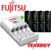 Зарядний пристрій Tenergy TN138 і 4 пальчикові акумулятори Fujitsu 2550 mAh в боксі.