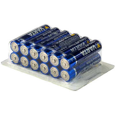 Мініпальчикові лужні батареї Varta Longlife Power AАА/LR03 (4903), 1.5В. Ціна за уп. 12 шт. Alkaline.