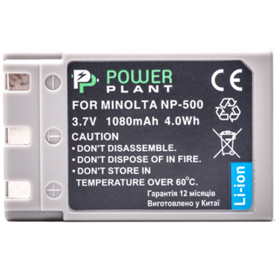 Aккумулятор PowerPlant Minolta NP-500, NP-600