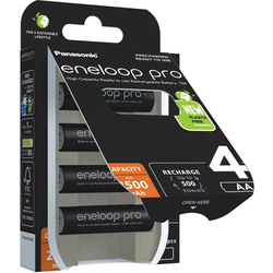Panasonic Eneloop Pro 2600 mAh Eco Box.