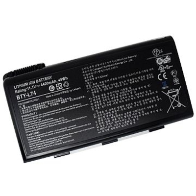 Аккумулятор PowerPlant для ноутбуков MSI A6200 (BTY-L74, MSYL74LH) 11,1V 4400mAh