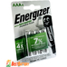 Аккумуляторы ААА Energizer 700 mAh Recharge Power Plus в блистере, Ni-Mh, LSD, RTU. Цена за уп. 4 шт.