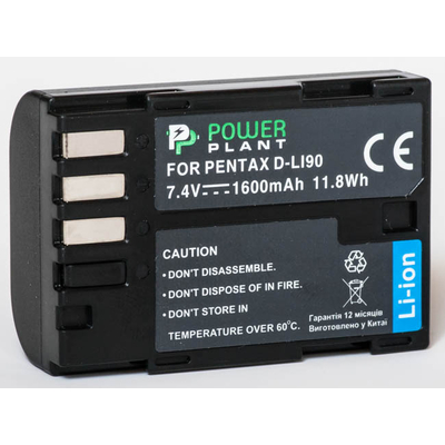 Aккумулятор PowerPlant Pentax D-Li90
