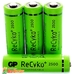 Аккумуляторы АА GP ReCyko+ 2500, 2450 mAh поштучно, Ni-Mh, RTU. Цена за 1 шт.