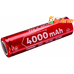 Акумулятор 18650 VapCell N40 4000 mAh Li-Ion INR, 3.7В, 10A, Red. Без захисту. MAX ємність!