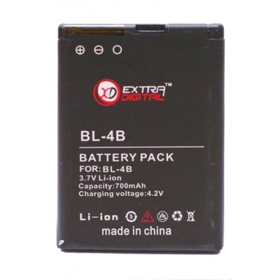 Аккумулятор Extradigital для Nokia BL-4B (700 mAh)