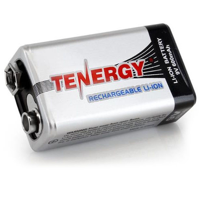 Li-ion аккумуляторы Tenergy Крона 9V 600 mAh. Аккумуляторы Крона повышенной ёмкости от Tenergy. 