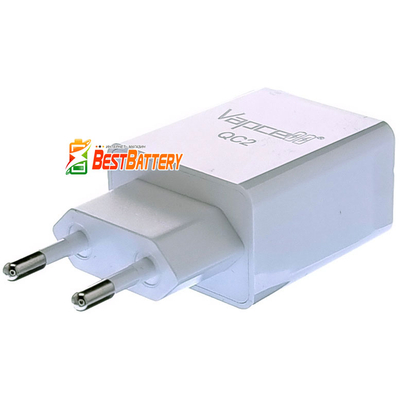 Блок питания USB Vapcell QC2 на 2 выхода USB, 2A. Для зарядных устройств Liitokala, Nitecore, X-Tar и др.