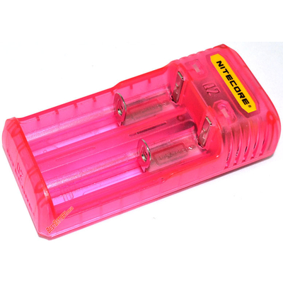 Зарядное устройство Nitecore Q2 розового цвета (Pinky Peach) для Li-Ion / IMR аккумуляторов. Ток 2А.