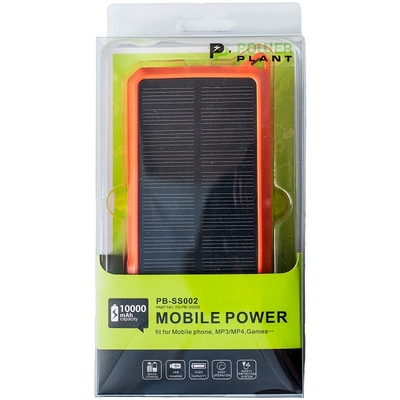 Универсальная cолнечная мобильная батарея PowerPlant/PB-SS002/10000mAh/