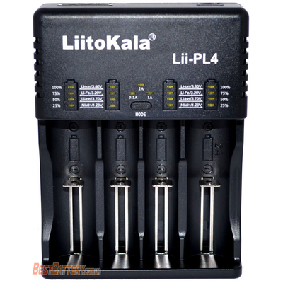 Зарядное устройство LiitoKala Lii-PL4 для АА, ААА, 18650, 16340 и др. аккумуляторов. Ток - 2А.