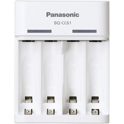 USB зарядное устройство Panasonic BQ-CC61E Basic charger на 4 канала.