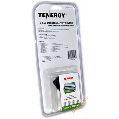 Tenergy TN145 - зарядное устройство на 8 АА или 8 ААА аккумуляторов, автоматическое.