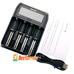 Зарядное устройство DLY Full UM4 для АА, ААА, 18650, 16340 и др. Li-Ion, LiFePO4, Ni-Mh. LCD, USB-C, 2А. 4 канала.
