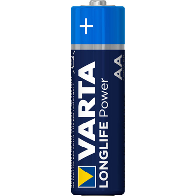Пальчиковые щелочные батарейки Varta Longlife Power АА / LR6 (4906), 1.5В. Цена за уп. 4 шт. Alkaline.