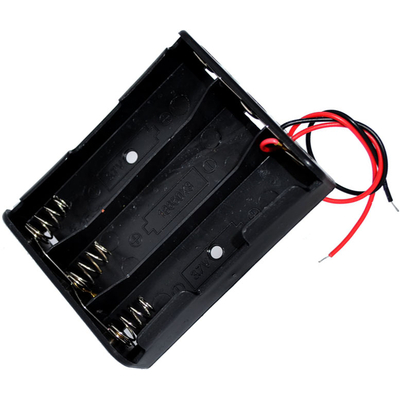 Держатель (холдер) с контактами на 3 аккумулятора 18650 с параллельным соединением (3.7V).