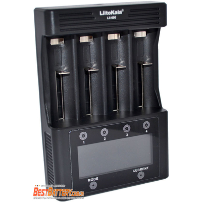 Зарядное устройство LiitoKala Lii-600 на 4 Ni-Mh, Ni-Cd и Li-ion аккумулятора. Ток заряда 3А на канал. Автоадаптер.