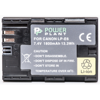 Aккумулятор PowerPlant Canon LP-E6 Chip