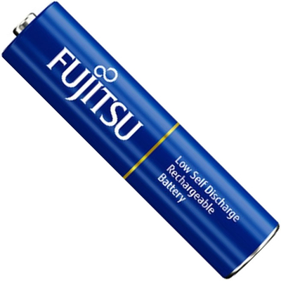 Минипальчиковые аккумуляторы Fujitsu 800 mAh (min 750 mAh) Blue, версия HR-4UTI поштучно. 1000 циклов заряд/разряд. Цена за 1 шт.