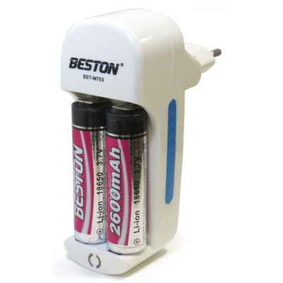 BESTON BST-M703 - универсальное зарядное устройство для Li-Ion аккумуляторов 18650, 14500, 17650, 17500 и др.