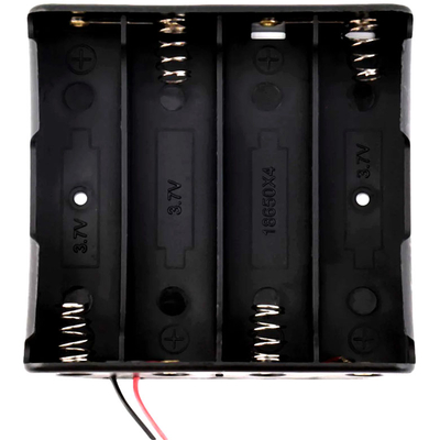 Держатель (холдер) с контактами на 4 аккумулятора 18650 с последовательным соединением (14.8V).
