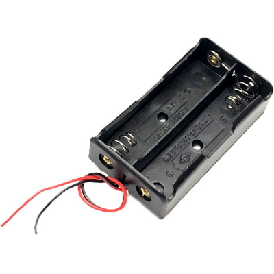 Держатель (холдер) с контактами на 2 аккумулятора 18650 с последовательным соединением (7.4V).