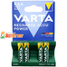 Varta Pro 1000 mAh Recharge Accu Power у блістері. ААА акумулятори Varta підвищеної ємності. RTU.