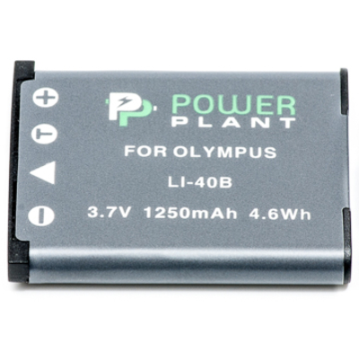 Aккумулятор PowerPlant Olympus Li-40B, Li-42B, D-Li63, D-Li108, NP-45, NP-80, NP-82, EN-EL10