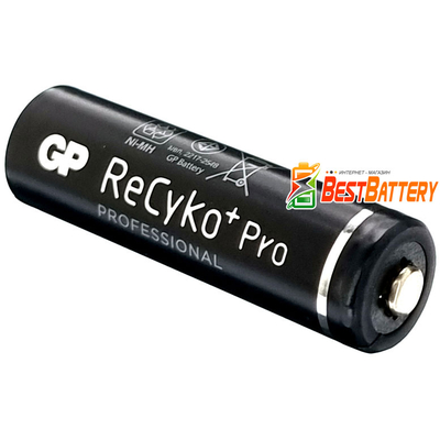 Аккумуляторы АА GP ReCyko+ Pro 2000 mAh поштучно, 1500 циклов. Ni-Mh, LSD, RTU. Цена за 1 шт.