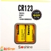 Акумулятор 16340/CR 123 Soshine 800 mAh 3.7В, 2.4A, Li-Ion (ICR). Без захисту, із виступаючим плюсом (CR123-3.7-800).