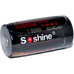 Литиевый аккумулятор Soshine 650 mAh RCR 123 (16340) 3.0V (Li-ion). С защитой (Protected).