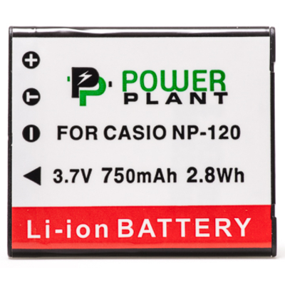 Aккумулятор PowerPlant Casio NP-120