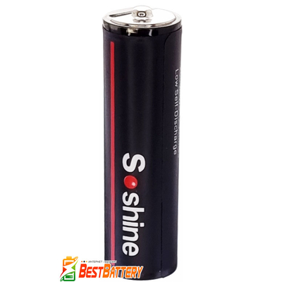 Акумулятор АА Soshine USB Type-C 1.5V Li-Ion 2600 mWh поштучно. Пальчикові АКБ на 1.5 В із USB зарядним. Ціна за шт.