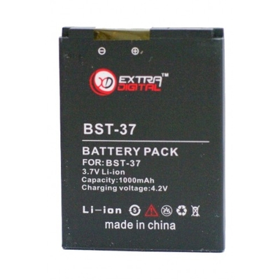 Аккумулятор Extradigital для Sony Ericsson BST-37 (1000 mAh)