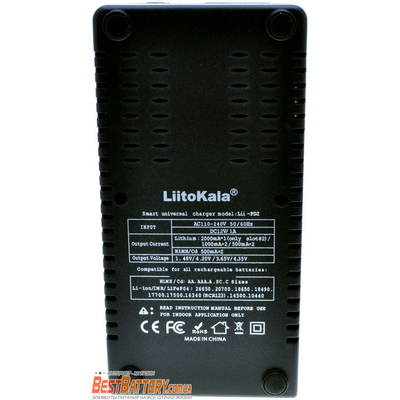Зарядное устройство LiitoKala Lii PD2 для АА, ААА, 18650, 16340 и др. аккумуляторов с дисплеем. Li-Ion, LiFePO4, Ni-Mh. Ток - 2А.